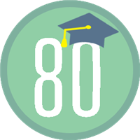 80 Books Badge