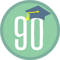 90 Books Badge